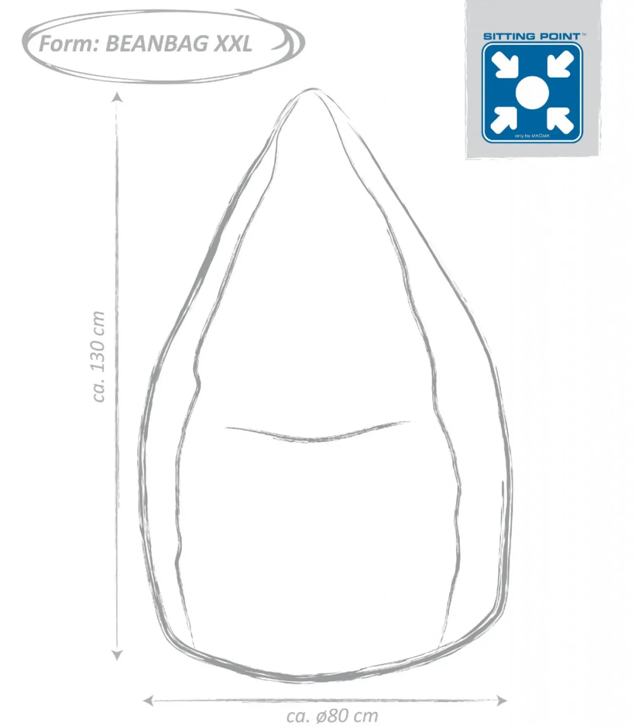 Sitzsack EASY XXL