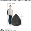 Sitzsack KICKER XL