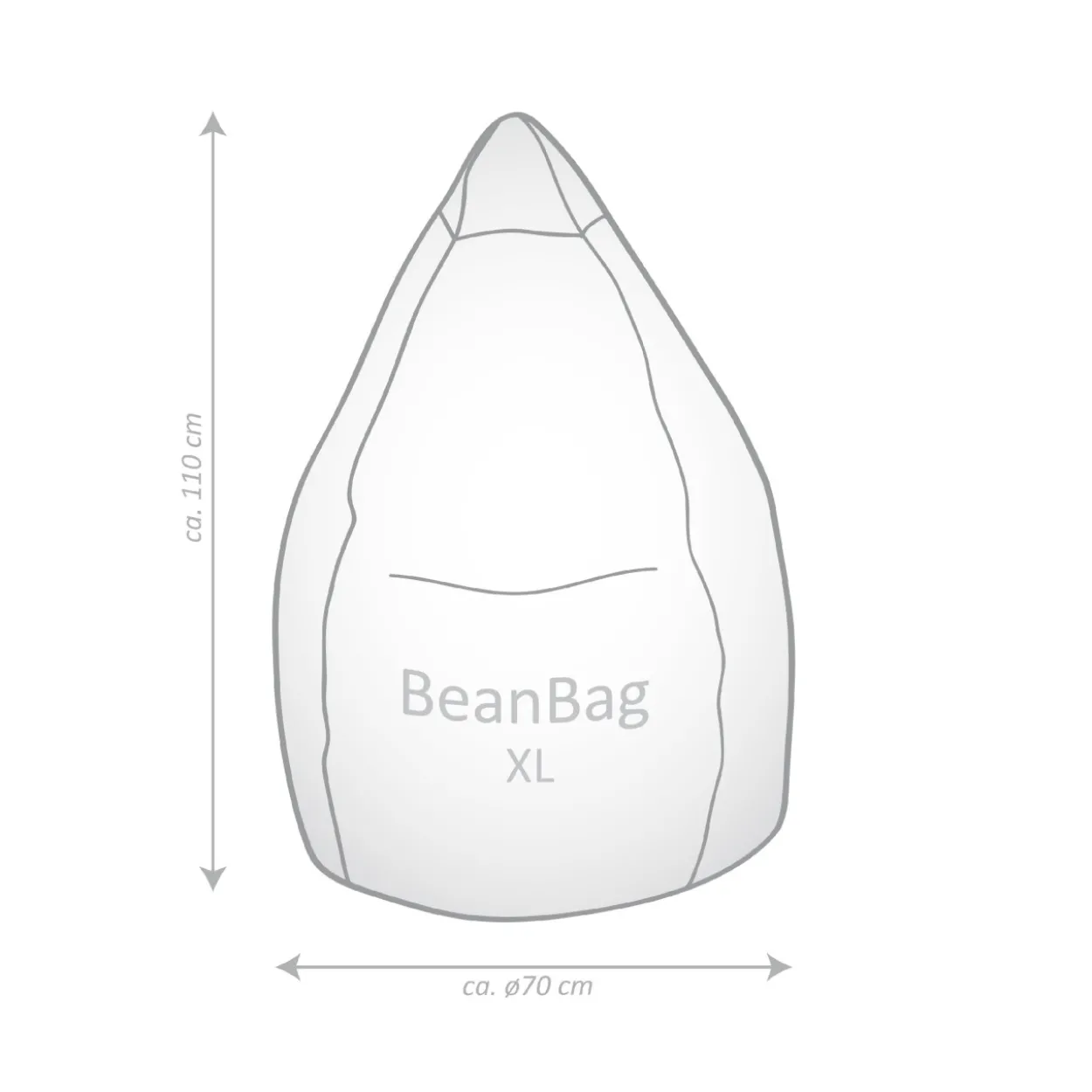 Sitzsack KICKER XL
