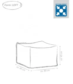 Sitzsack Loft OUTSIDE