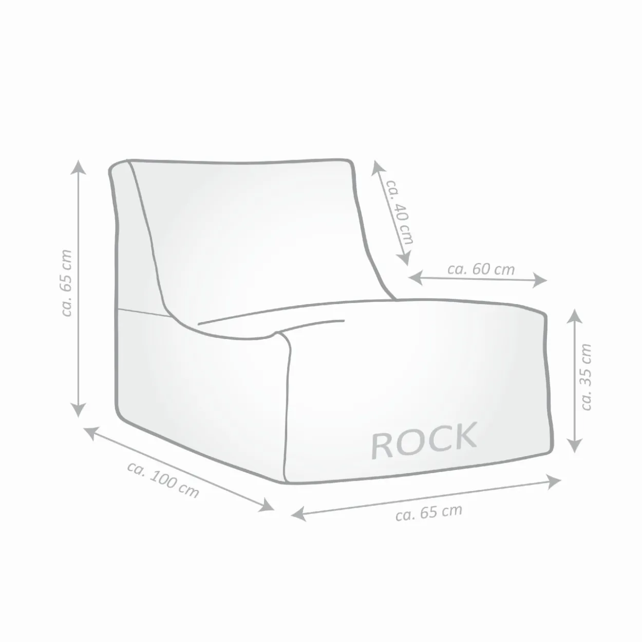 Sitzsack ROCK SOFTY
