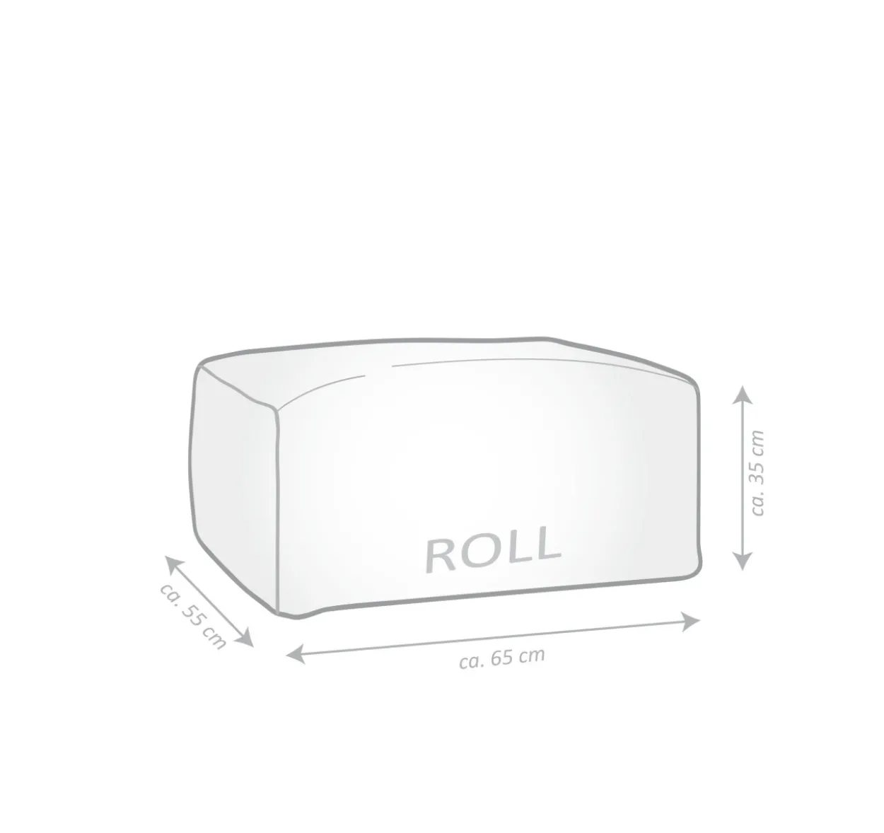 Sitzsack Roll KORFU