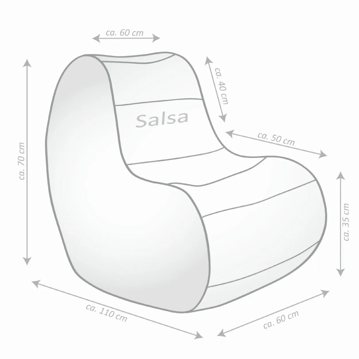 Sitzsack SALSA SCUBA