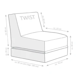 Sitzsack TWIST SCUBA