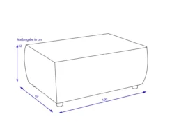 Sofaelement SANSIBAR Hocker WESTERLAND