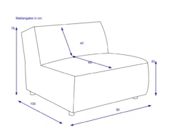 Sofaelement SANSIBAR PADBORG