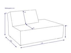 Sofaelement SANSIBAR WESTERLAND