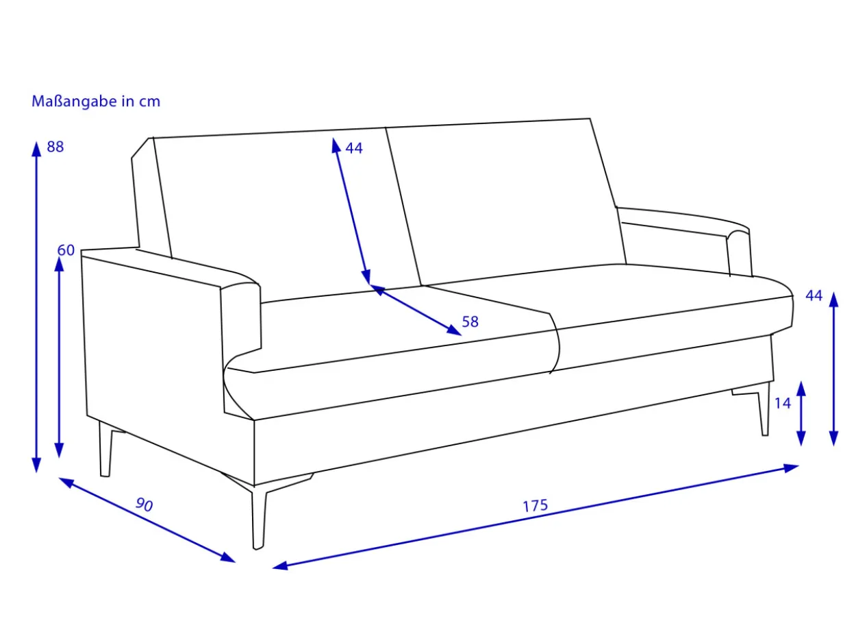 Sofa 3-Sitzer KALVIN