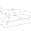 Sofa 3-Sitzer LIVIN PATRAS