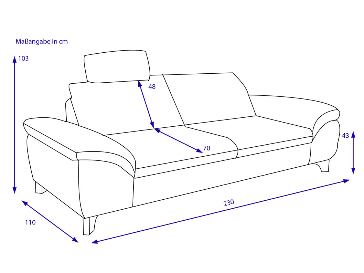 Sofa 3-Sitzer PALJA