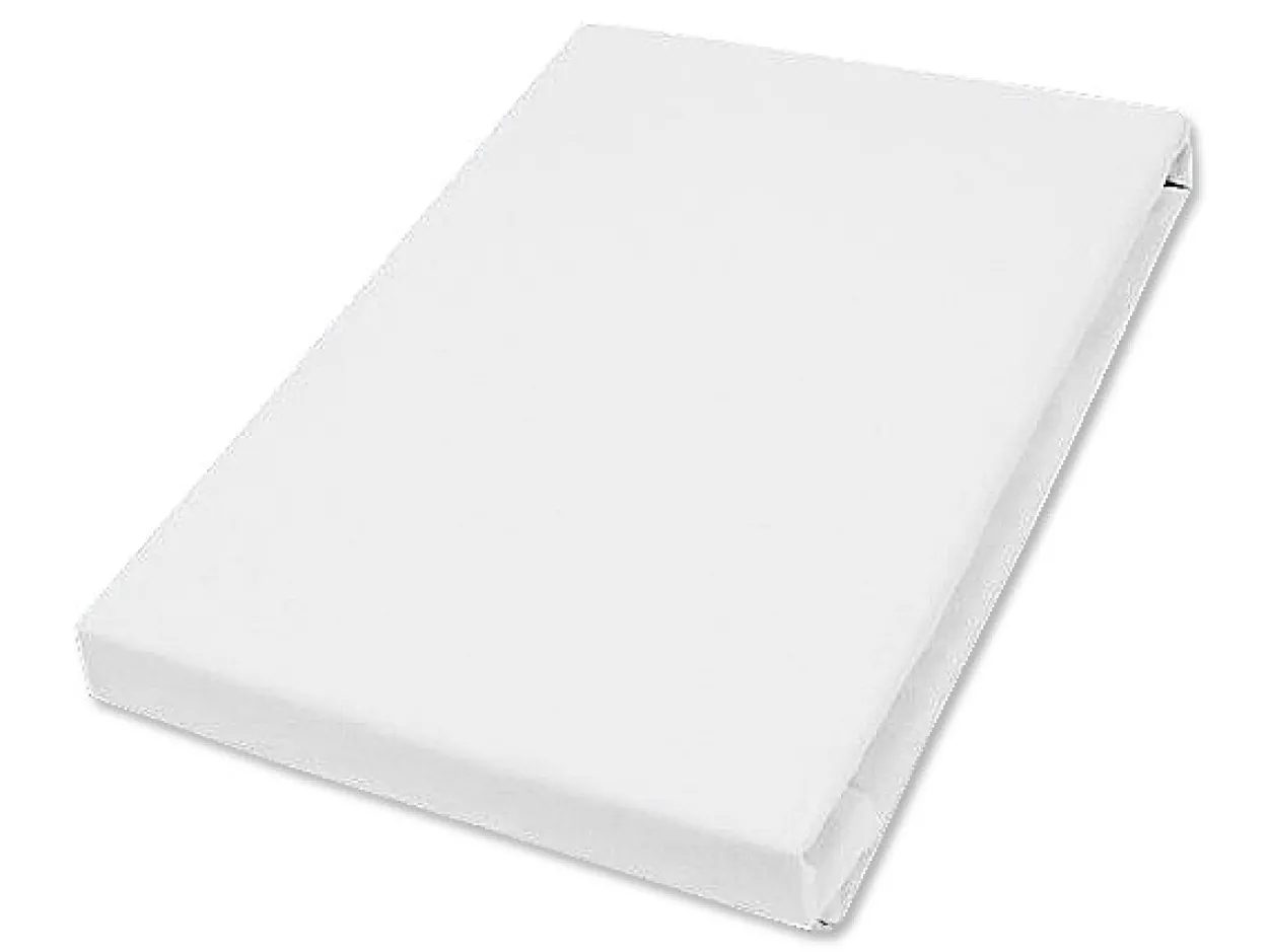 Spannbettlaken 190x200 weiß