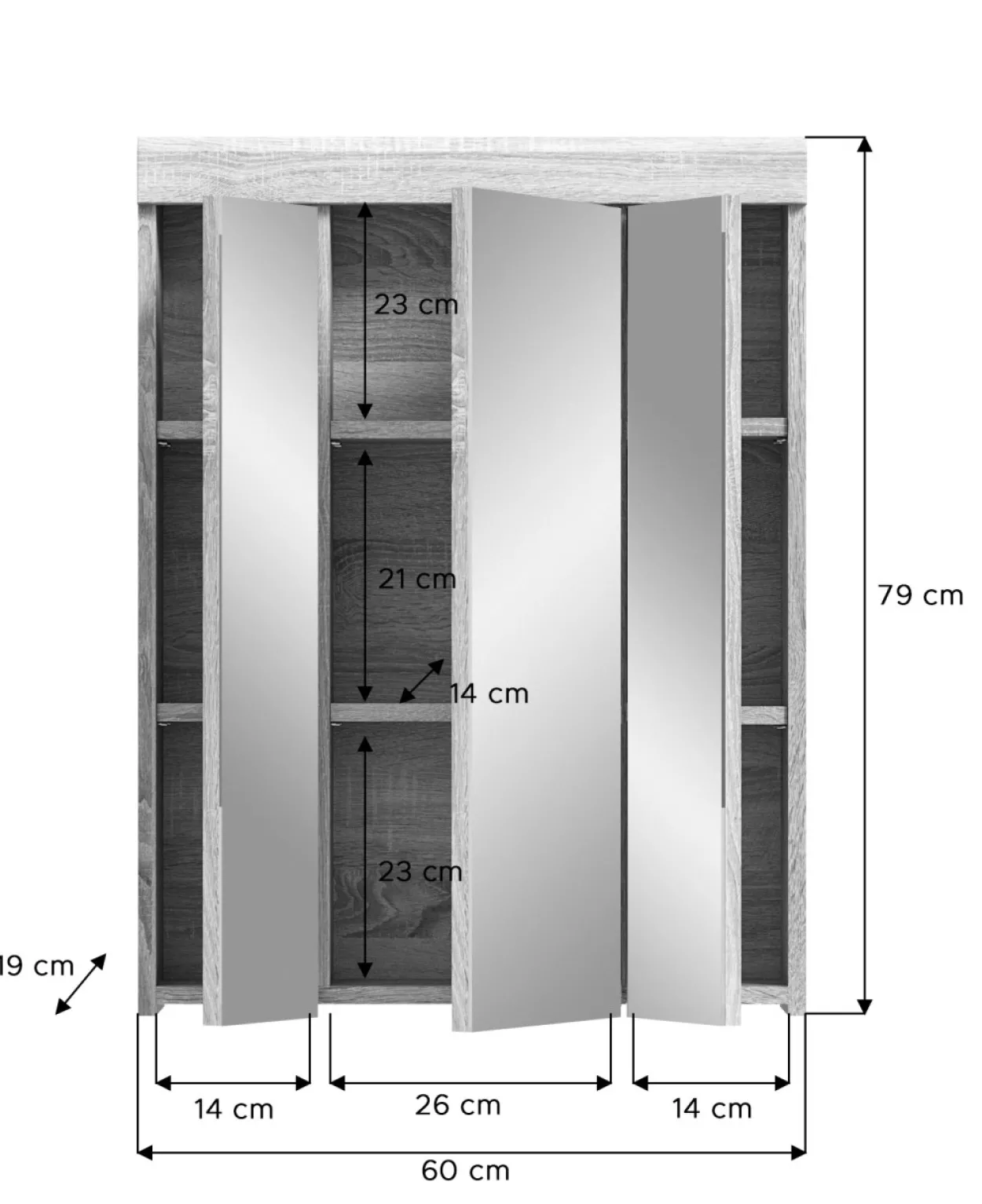 Spiegelschrank LAMBADA