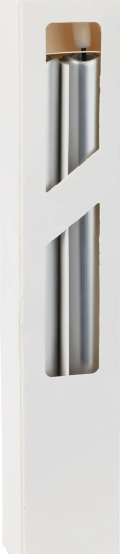 Stabkerze LED SILVER
