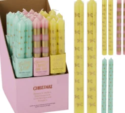 Stabkerzen-Set HAPPY CHRISTMAS
