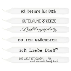 Stabkerze SPRÜCHE