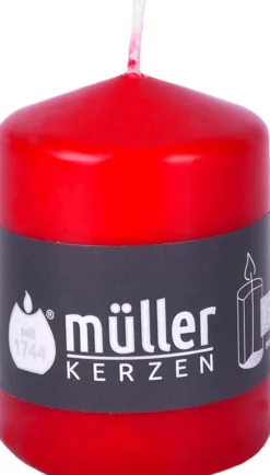 Stumpenkerze RED
