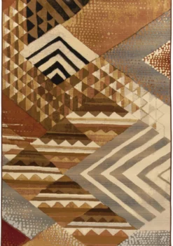 Teppich AURORA braun/multi