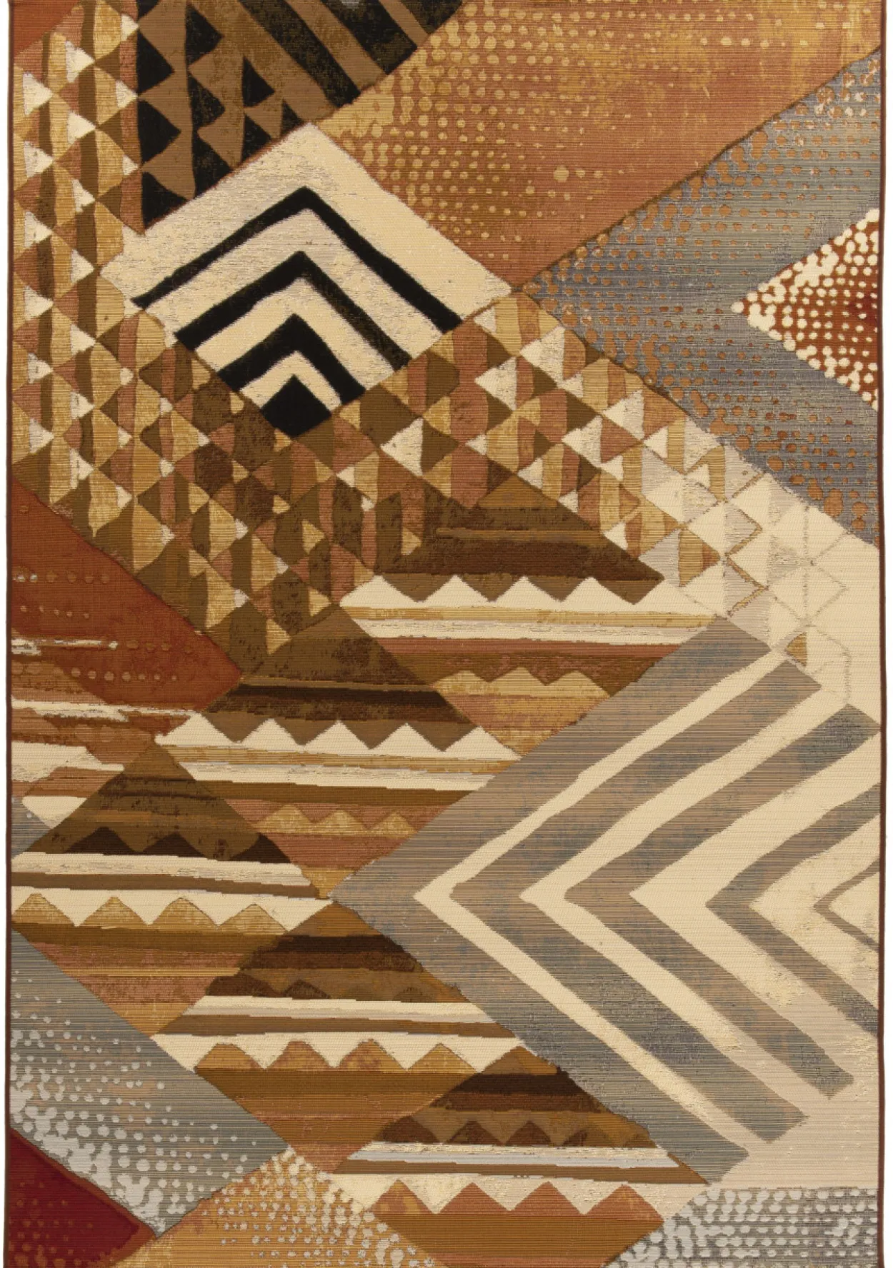 Teppich AURORA braun/multi
