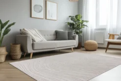 Teppich LOTUS silber