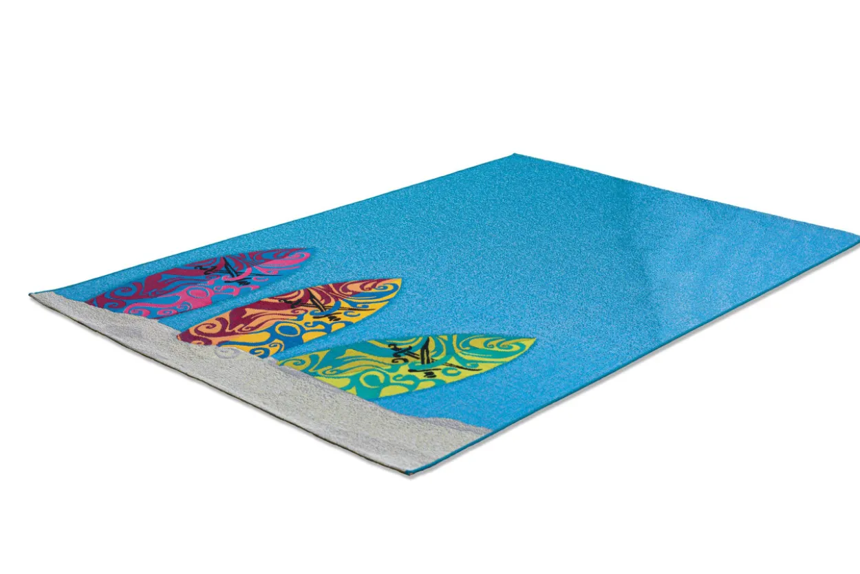 Teppich RANTUM BEACH blau