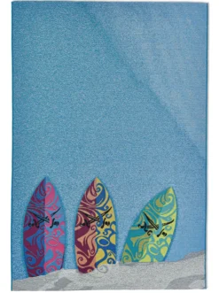 Teppich RANTUM BEACH blau
