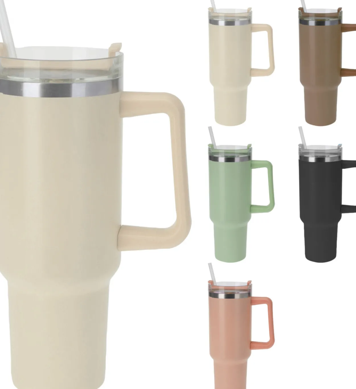 Thermobecher STRAW COLORI