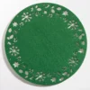 Tischset SNOWFLAKE grün