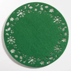 Tischset SNOWFLAKE grün