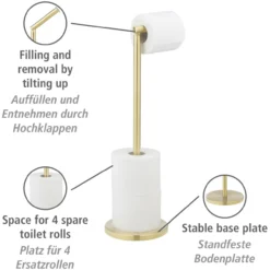 Toilettenpapierhalter 2 IN 1