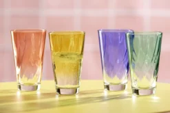 Trinkglas TWIST blau