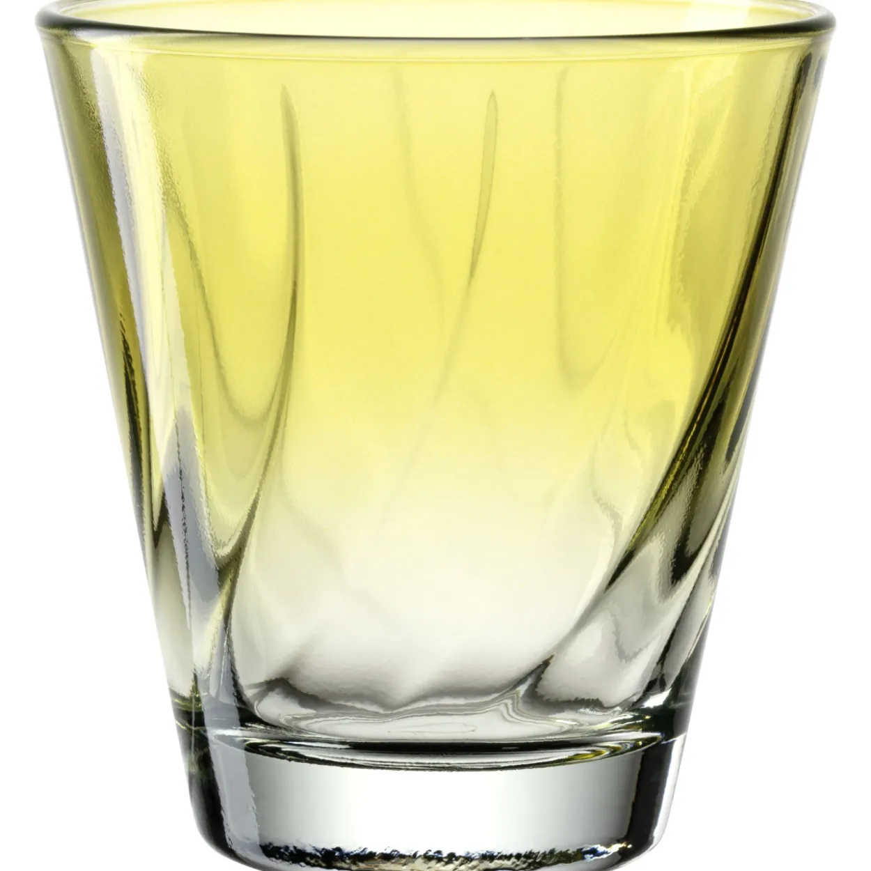 Trinkglas TWIST gelb