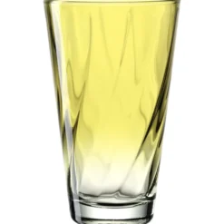 Trinkglas TWIST gelb