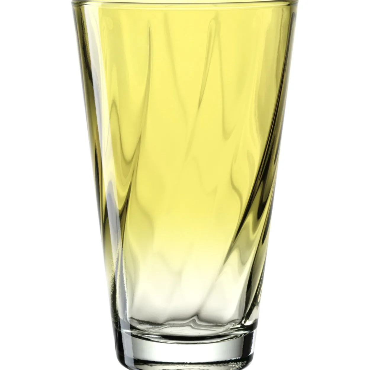 Trinkglas TWIST gelb