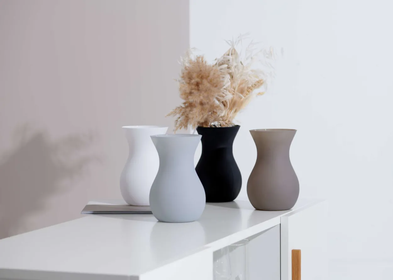 Vase ANNALENA grau