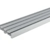 Vorhangschiene 4-läufig silber