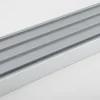Vorhangschiene 4-läufig silber