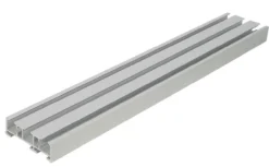 Vorhangschiene 3-läufig weiß
