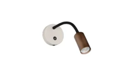 Wandleuchte TARYN coffee