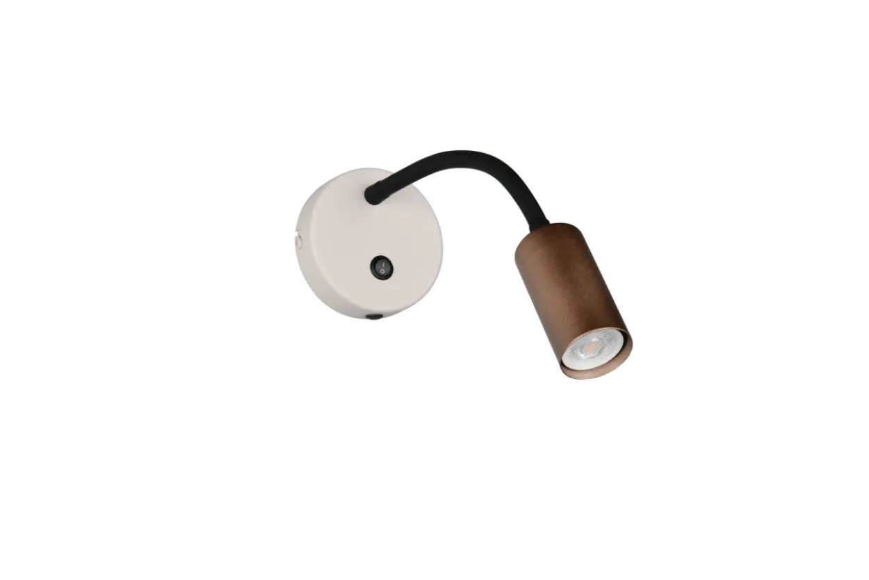 Wandleuchte TARYN coffee
