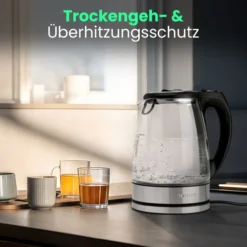 Wasserkocher GLAS INOX