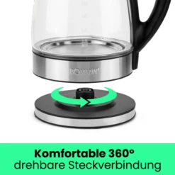 Wasserkocher GLAS INOX