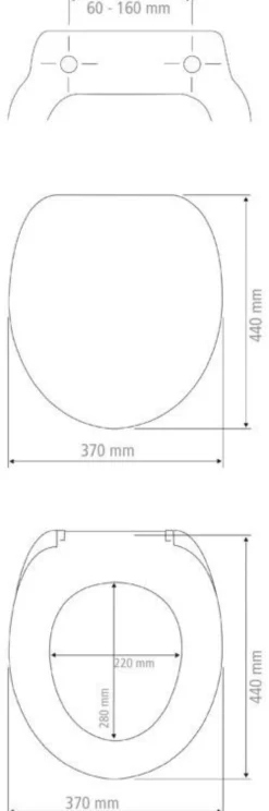 WC-Sitz BAMBUSA BLACK