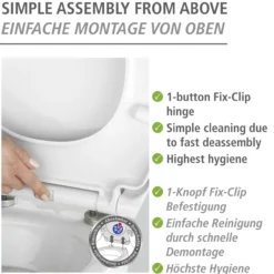 WC-Sitz GREY MARBLE